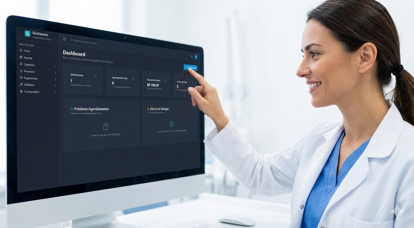 Interface Teia OdontoPRO